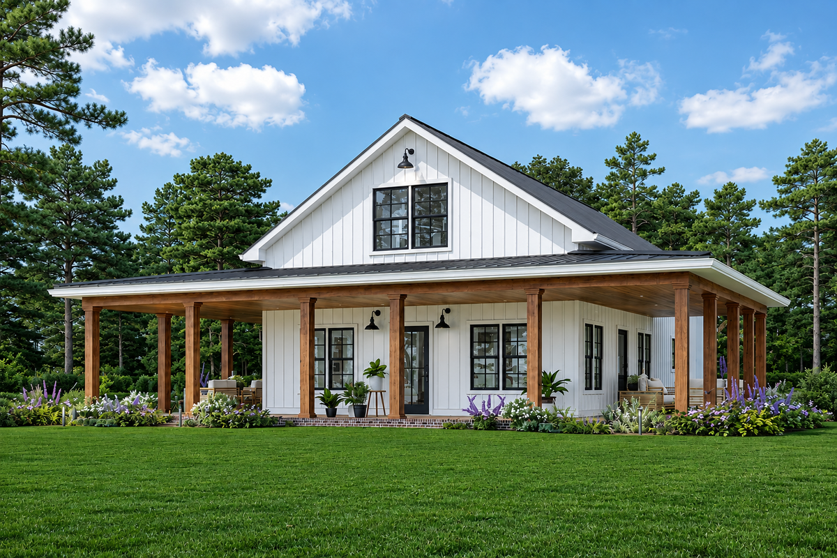 Barndominium Plan B1248 barndominium house plan – 1248 sq ft, 2 bed, 2.0 bath