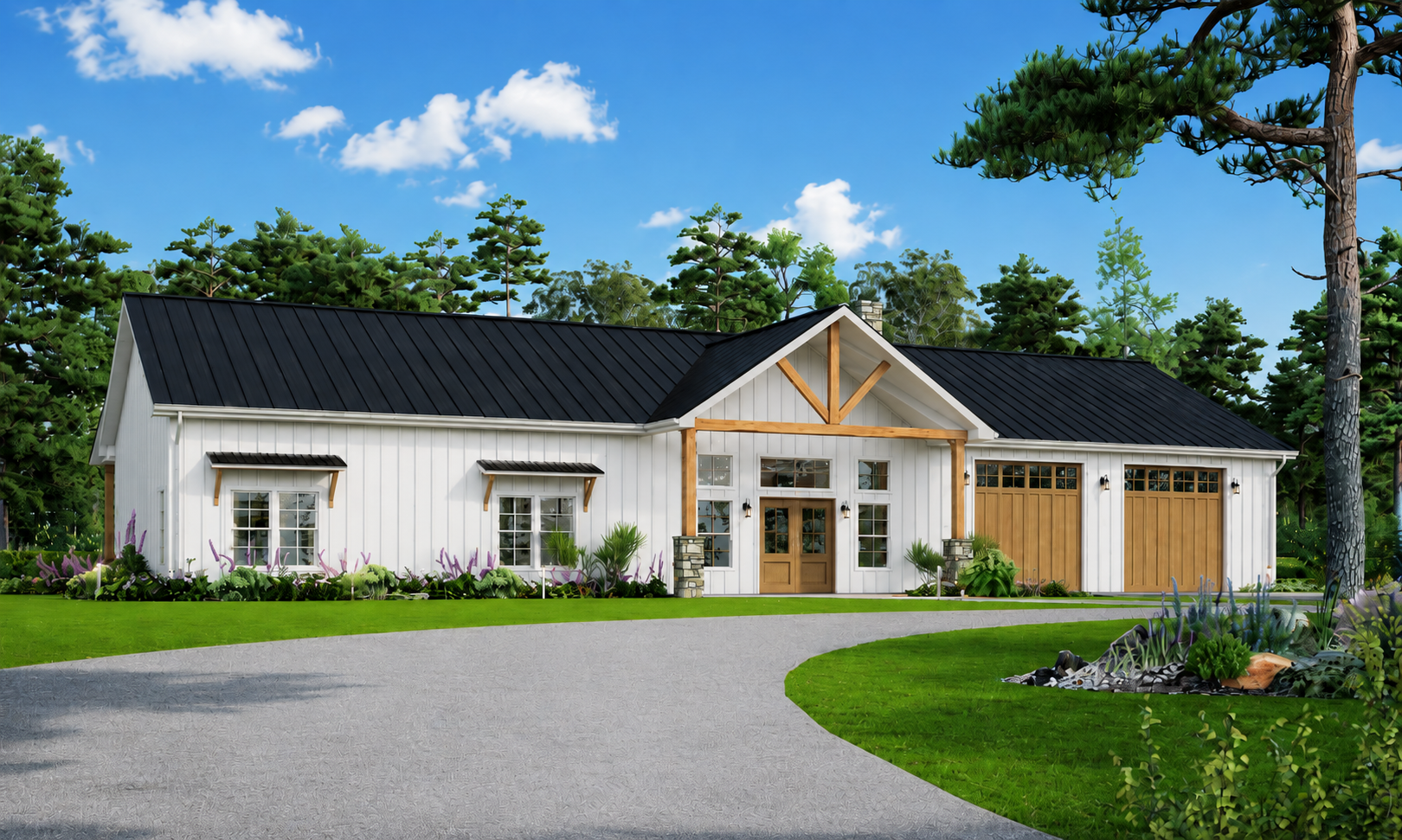 Barndominium Plan B1945 barndominium house plan – 2104 sq ft, 3 bed, 2.5 bath
