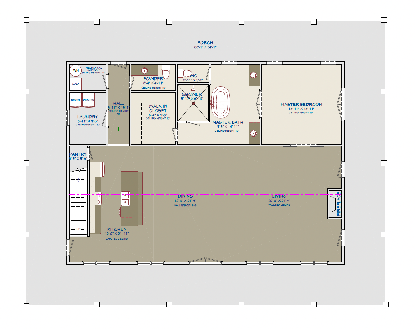 Barndominium Plan B2613