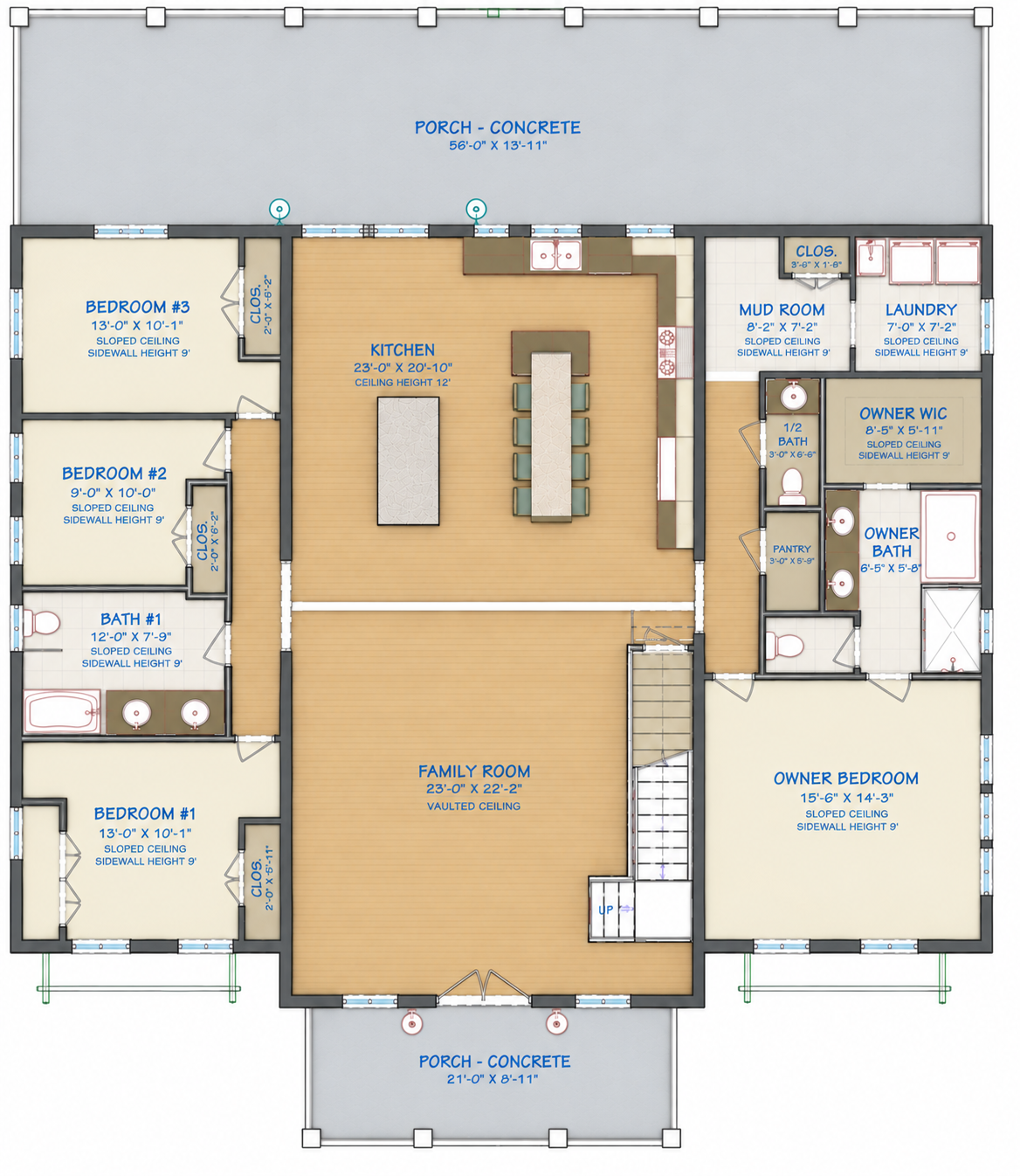 Barndominium Plan B2852 barndominium house plan – 2556 sq ft, 3 bed, 3.0 bath