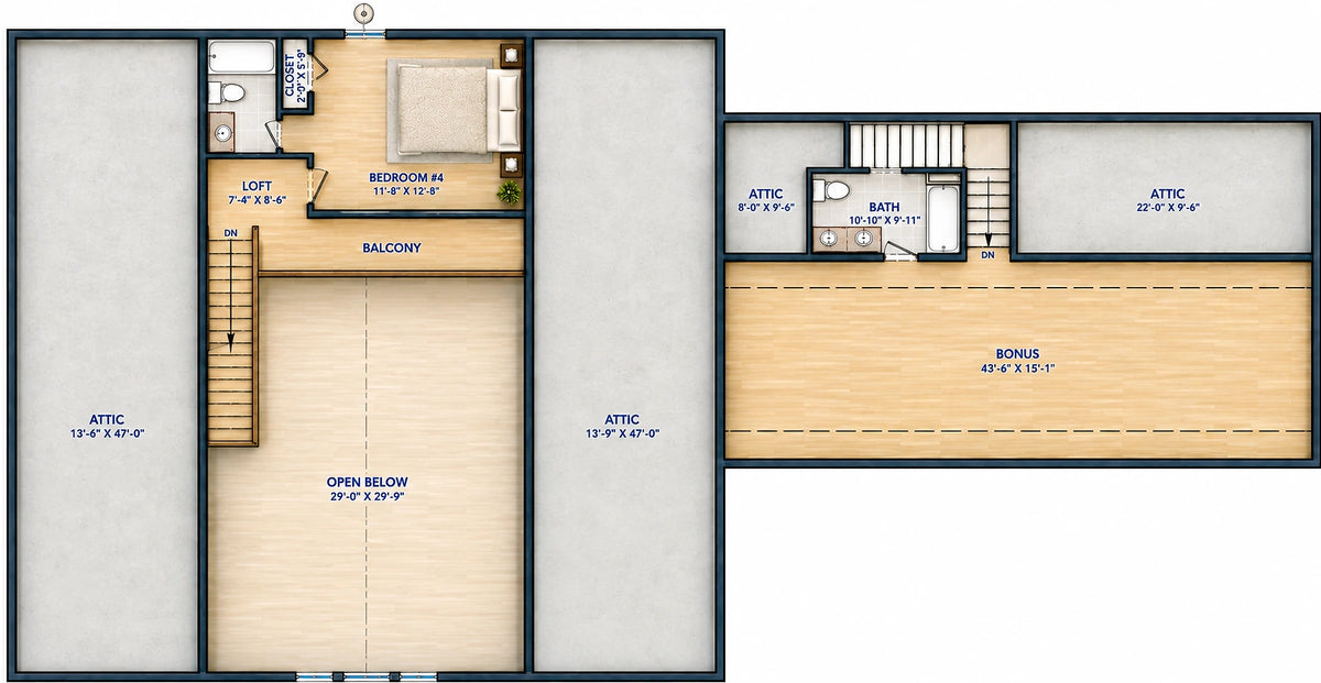 Modern Farmhouse B2900-G