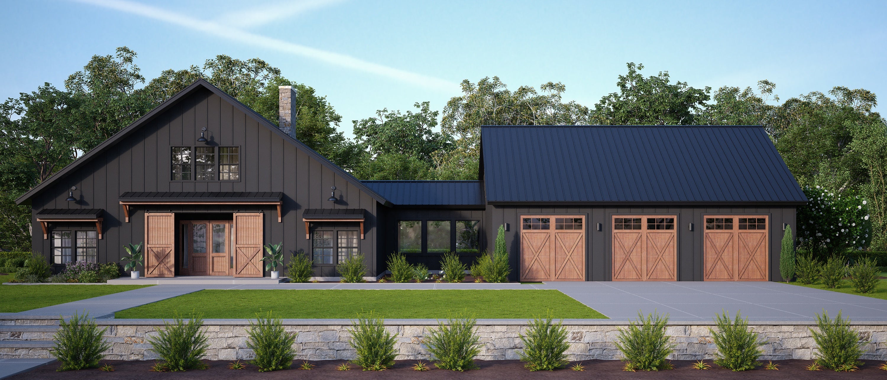 Barndominium Plan B2900 barndominium house plan – 3680 sq ft, 4 bed, 3.0 bath