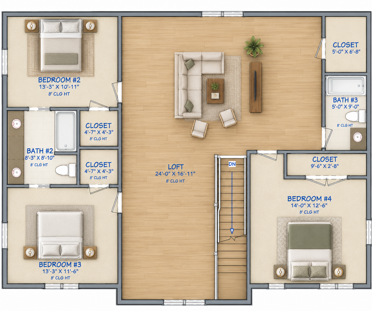 Barndominium Plan B2986