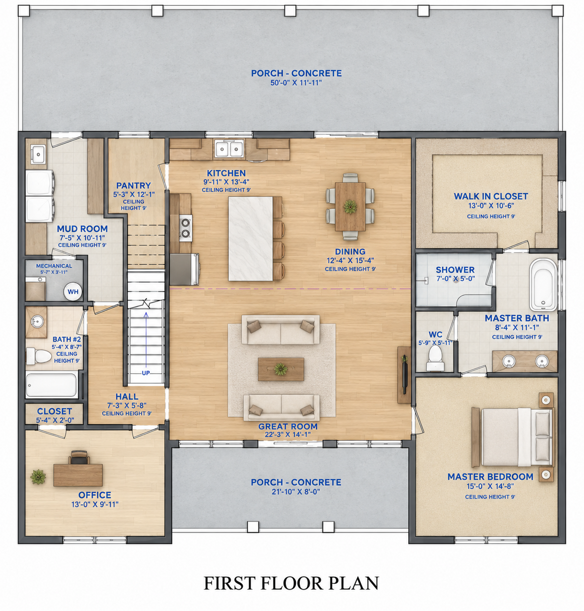 Barndominium Plan B3075 barndominium house plan – 3075 sq ft, 4 bed, 4.0 bath