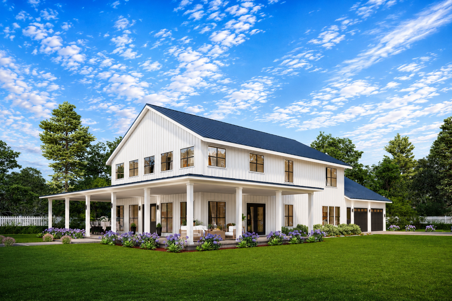 Barndominium Plan B3151-G barndominium house plan – 3141 sq ft, 4 bed, 3.5 bath