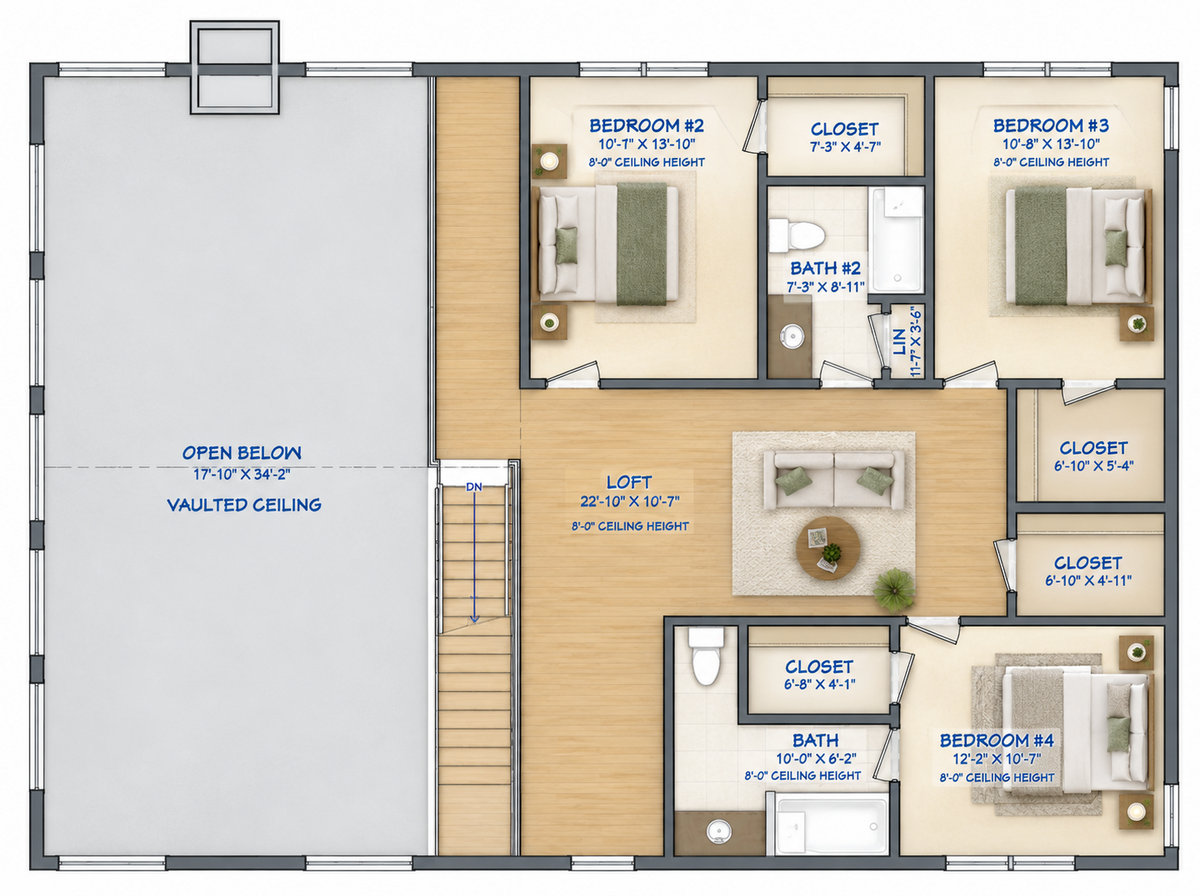 Barndominium Plan B3151-G