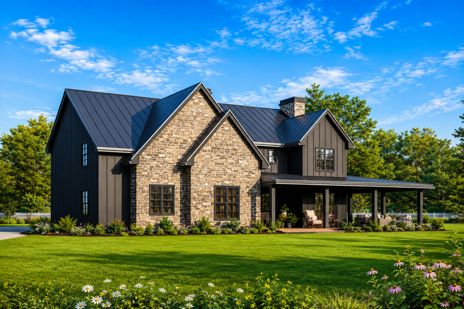Barndominium Plan B3429 barndominium house plan – 3971 sq ft, 4 bed, 3.5 bath