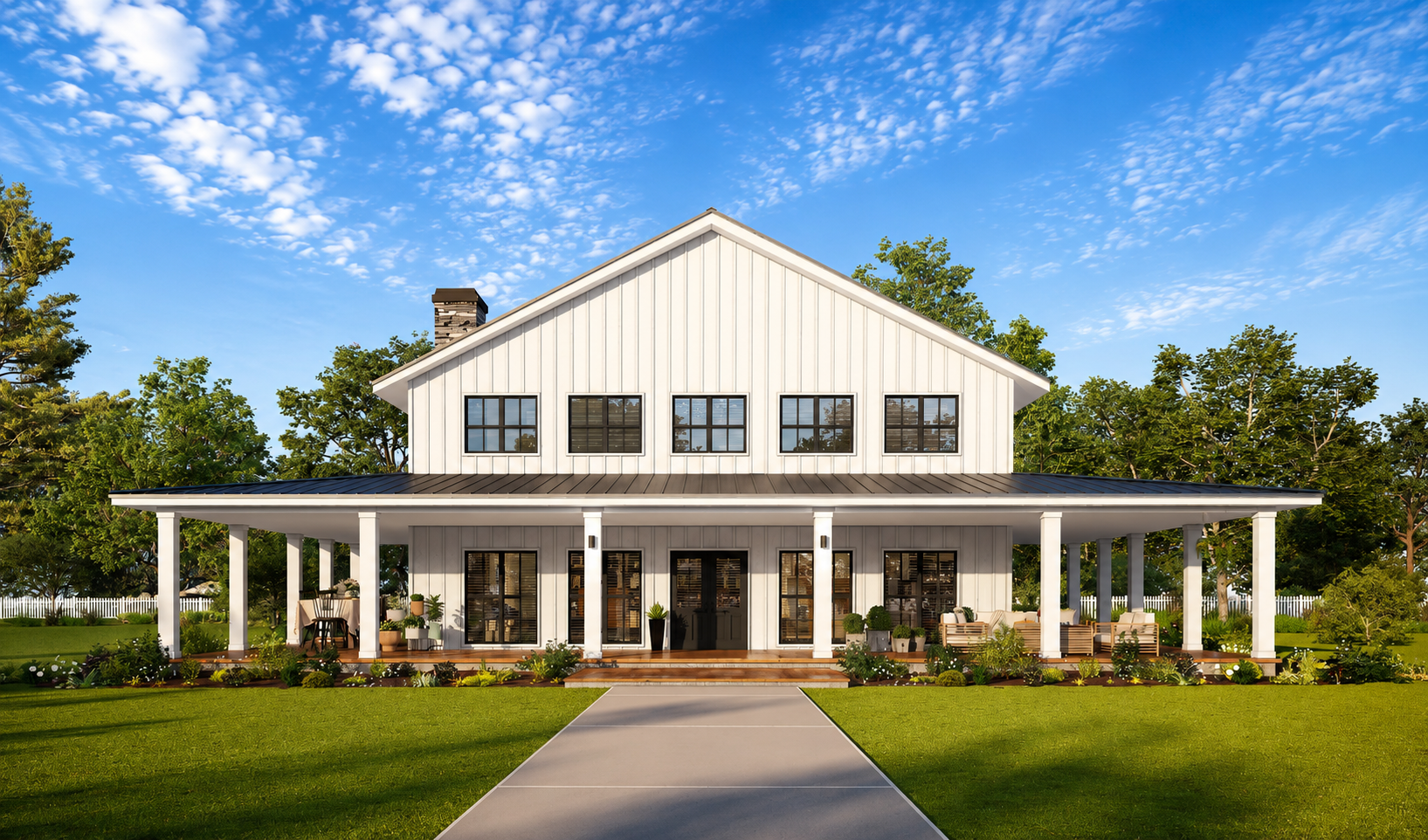 Barndominium Plan B3945 barndominium house plan – 3955 sq ft, 4 bed, 3.5 bath