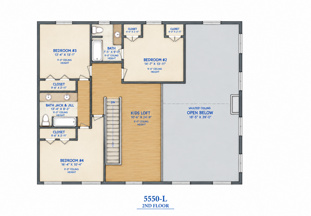 Barndominium B5550-L