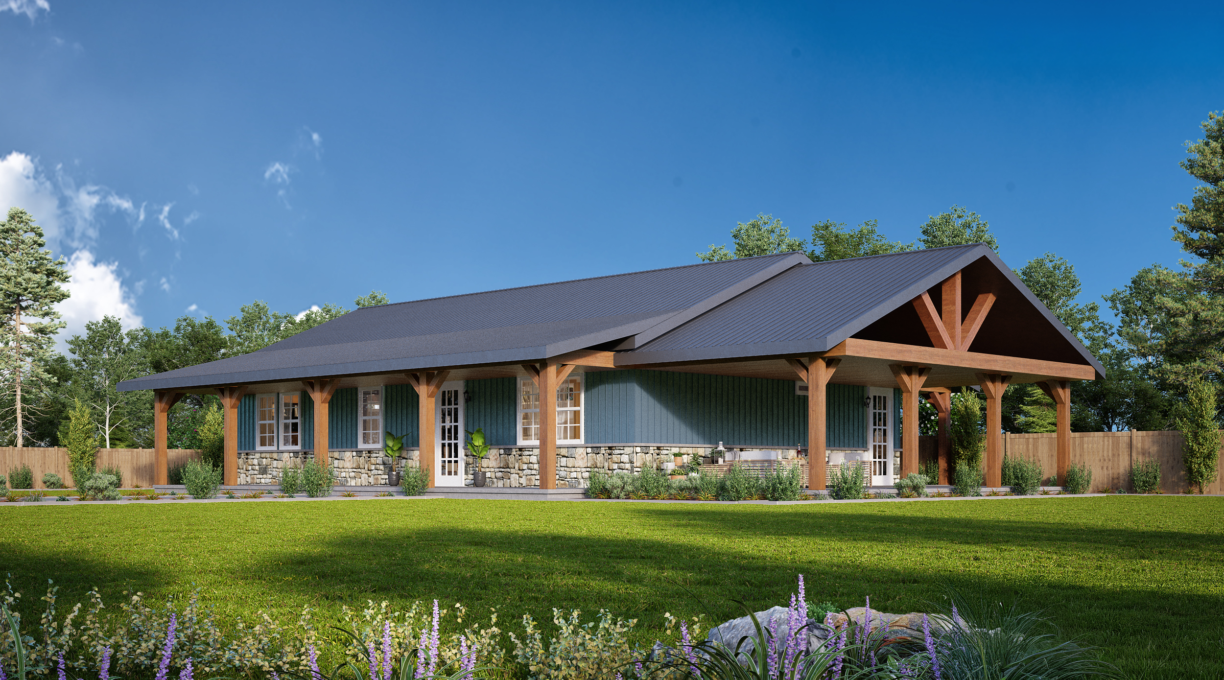 Barndominium Plan B1600