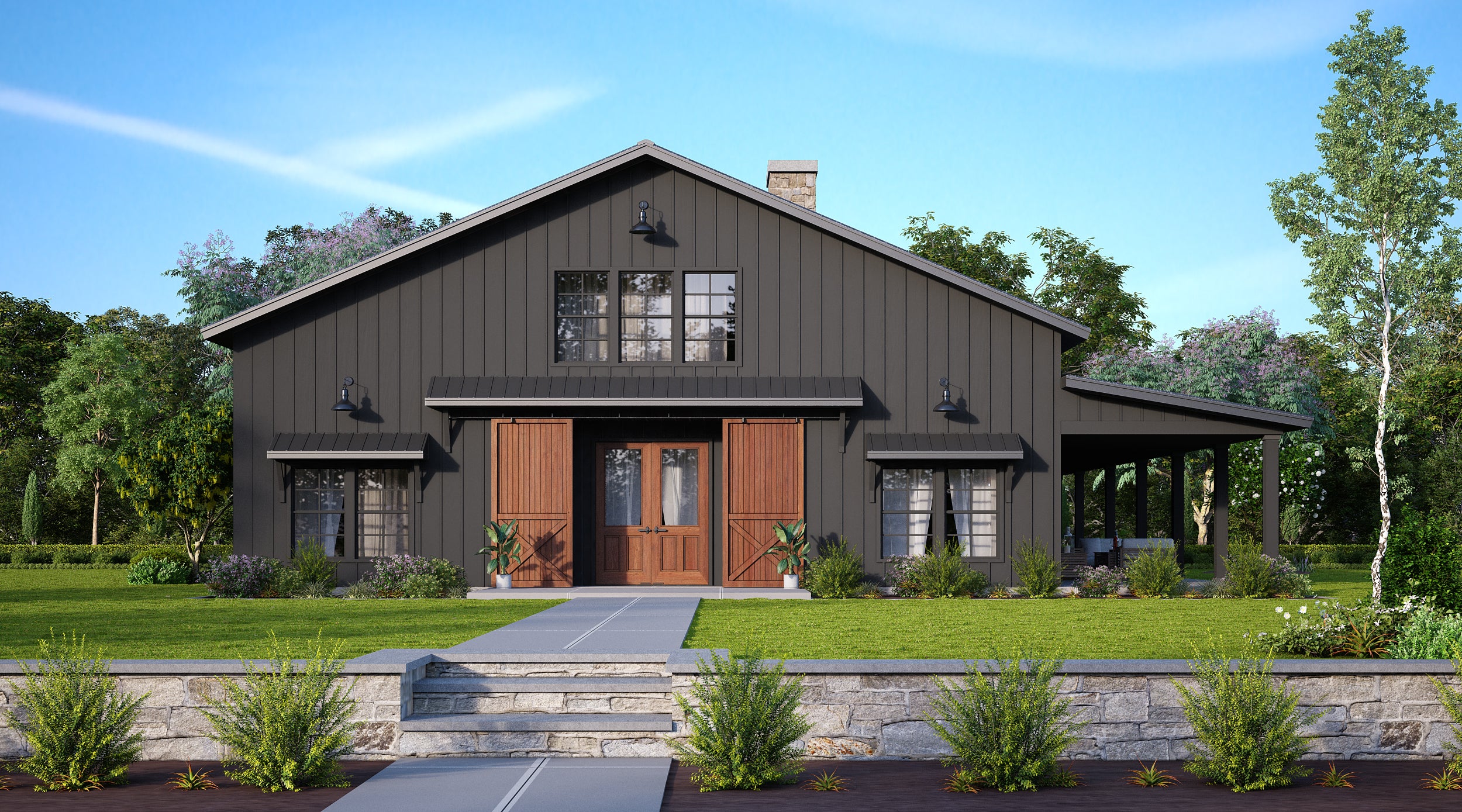 Barndominium Plan B2145 | 3 Bed, 3 Bath Floor Pan