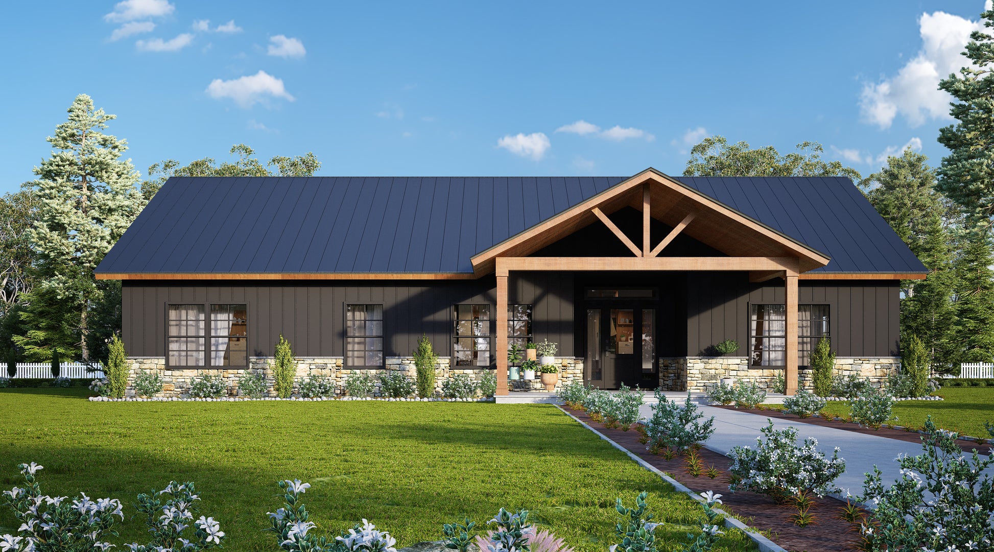 Barndominium Plan B2334 | 4 Bedroom 40x60 Floor Plan