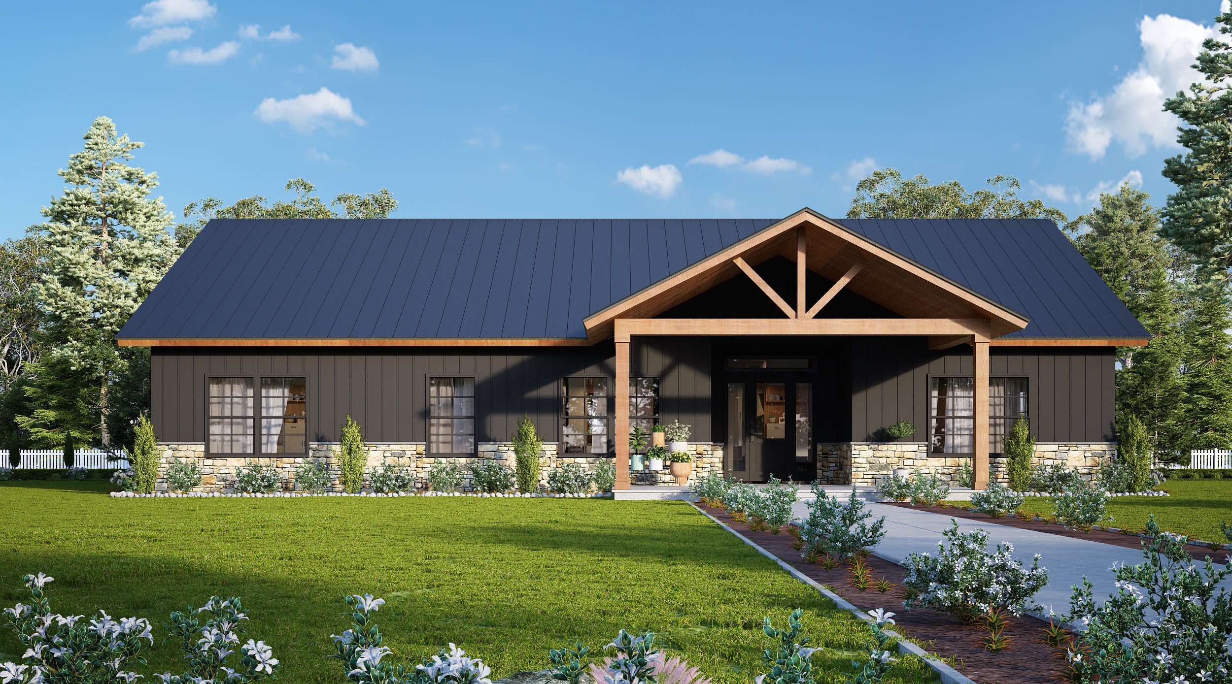 Barndominium Plan B2334 | 4 Bedroom 40x60 Floor Plan