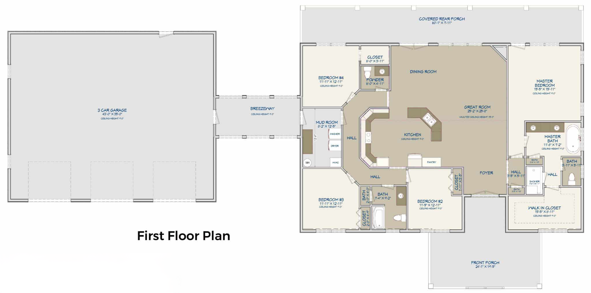 Barndominium Plan B2334-G-B