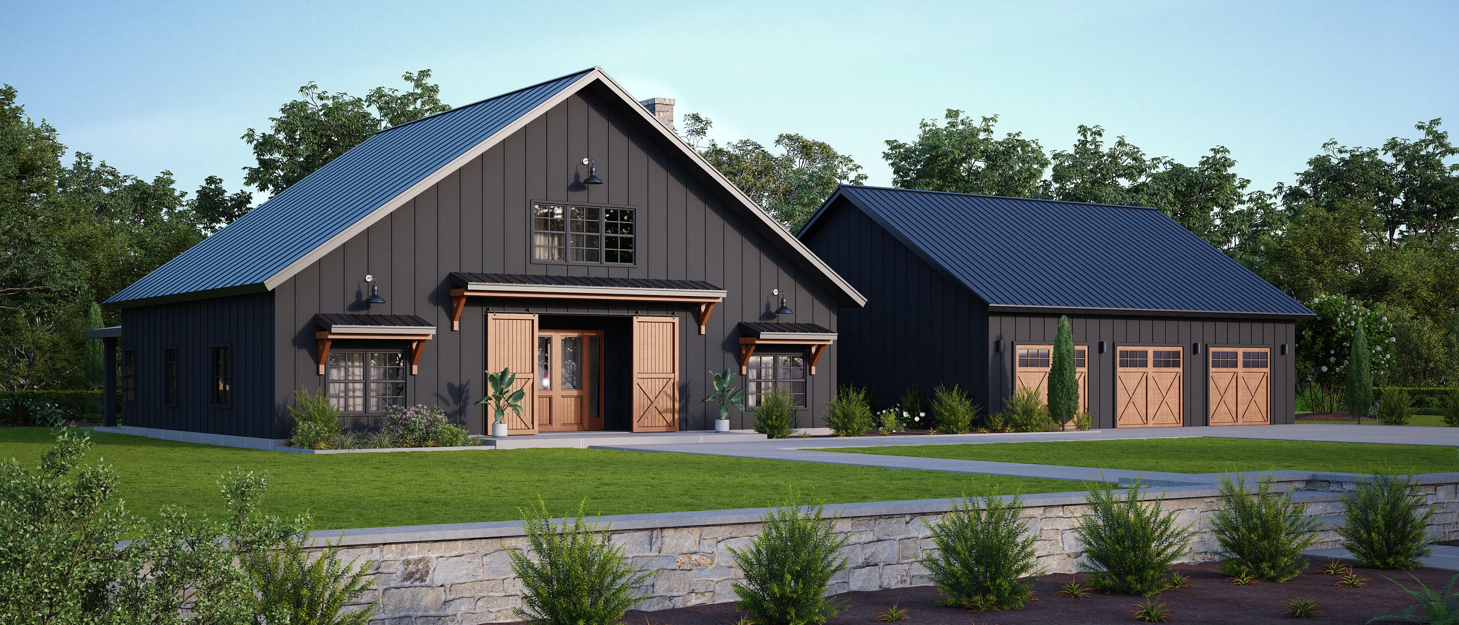 Barndominium Plan B2500 | 2,630 Sq Ft 3-Car Garage