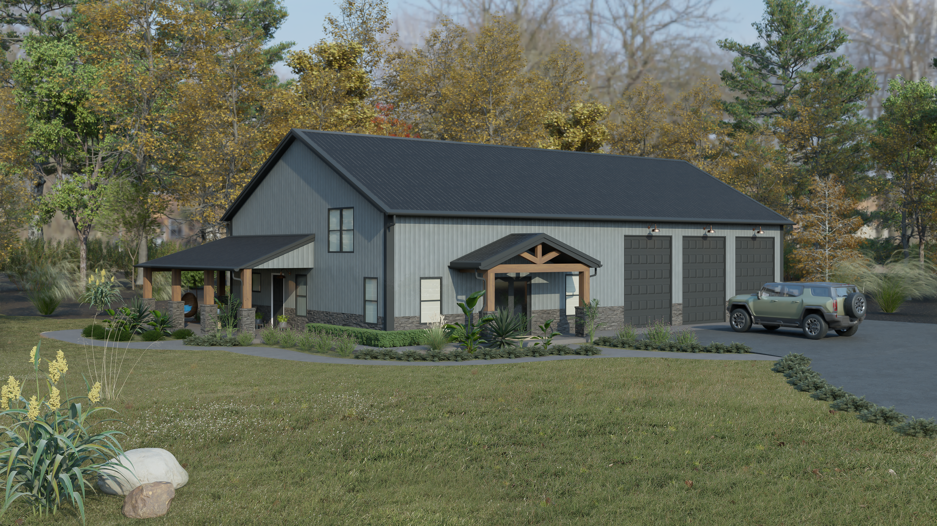 Barndominium Plan B2635