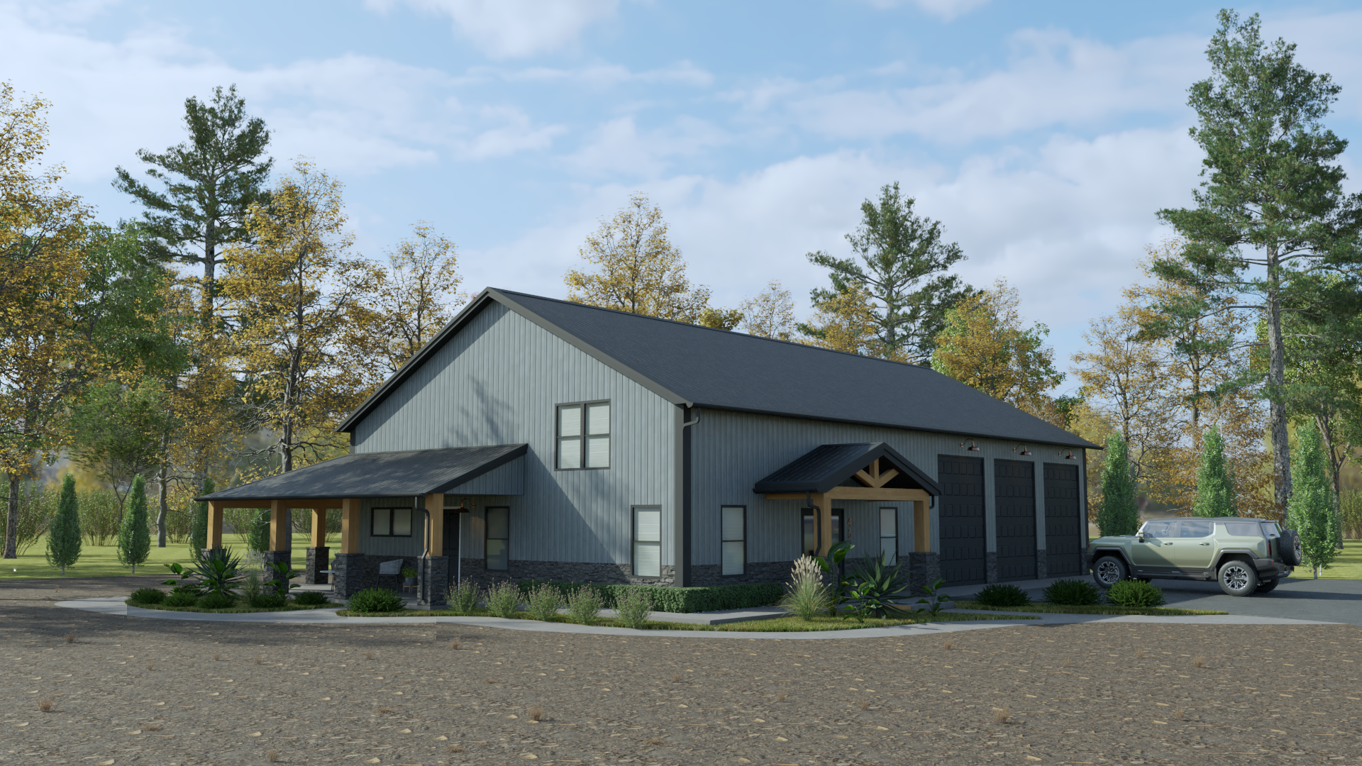 Barndominium Plan B2635