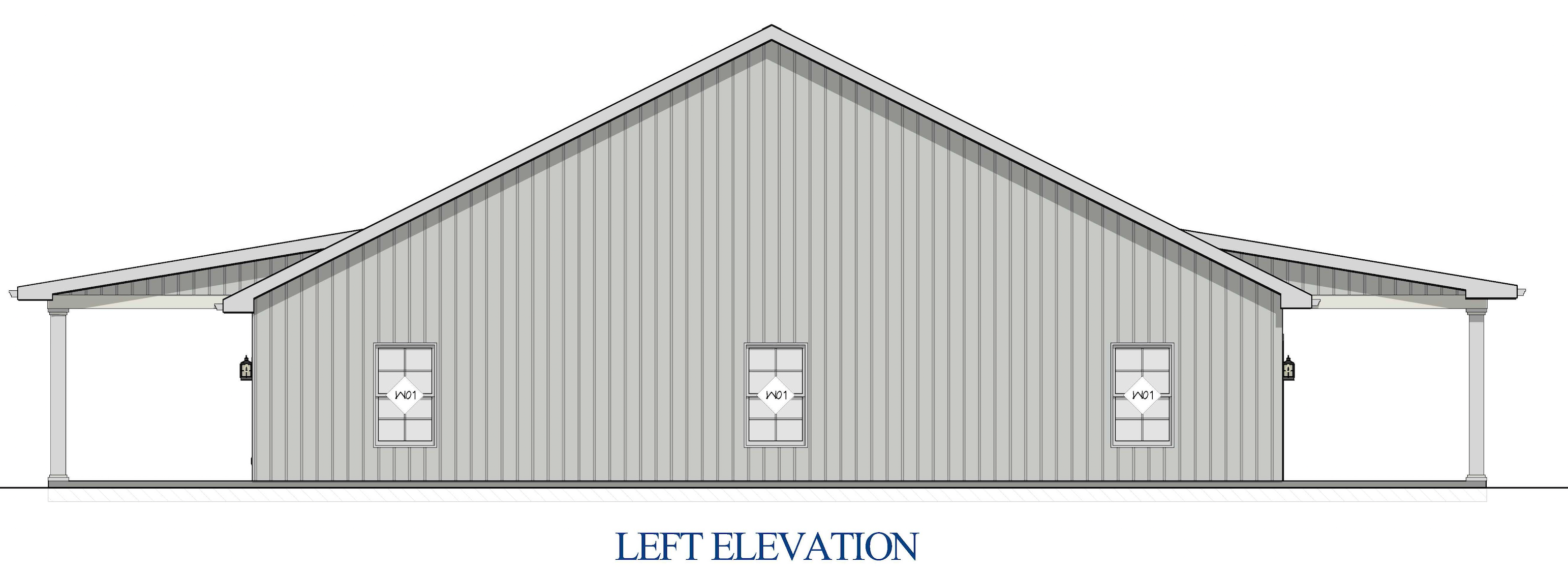 Barndominium Plan B2676