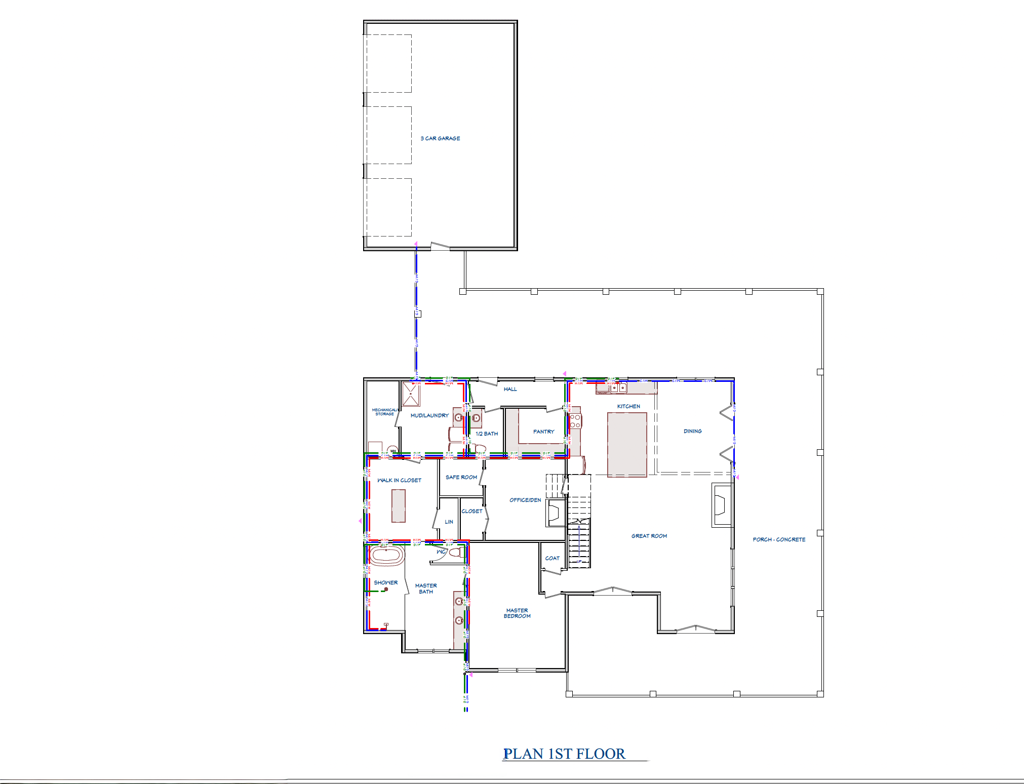 Barndominium Plan B3429-G
