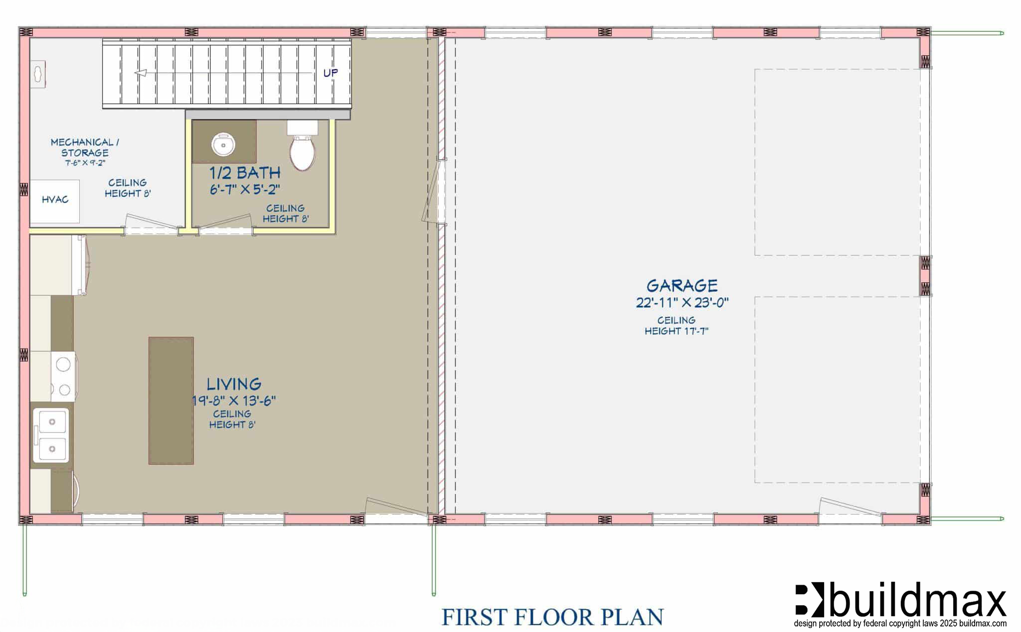 Barndominium Plan B960