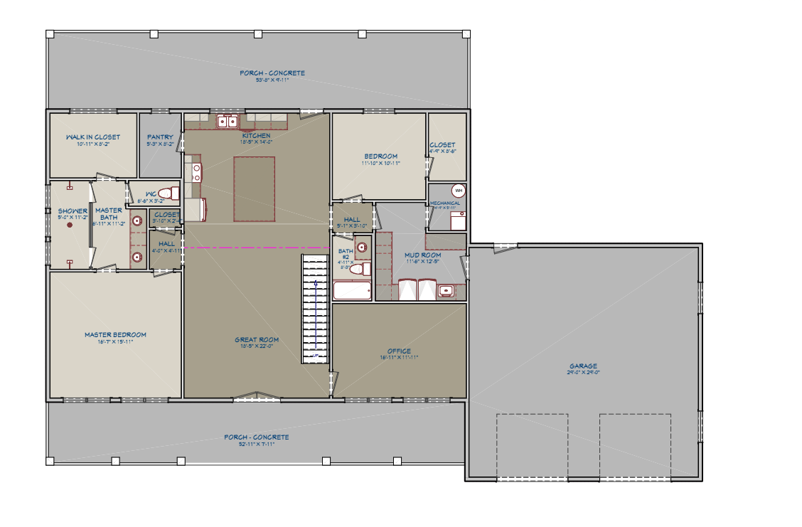 Barndominium Plan B3357