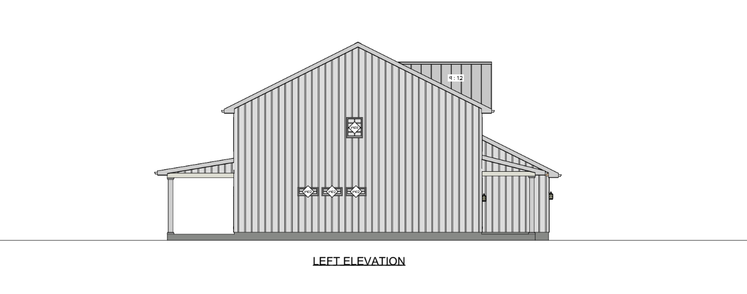 Barndominium Plan B3357